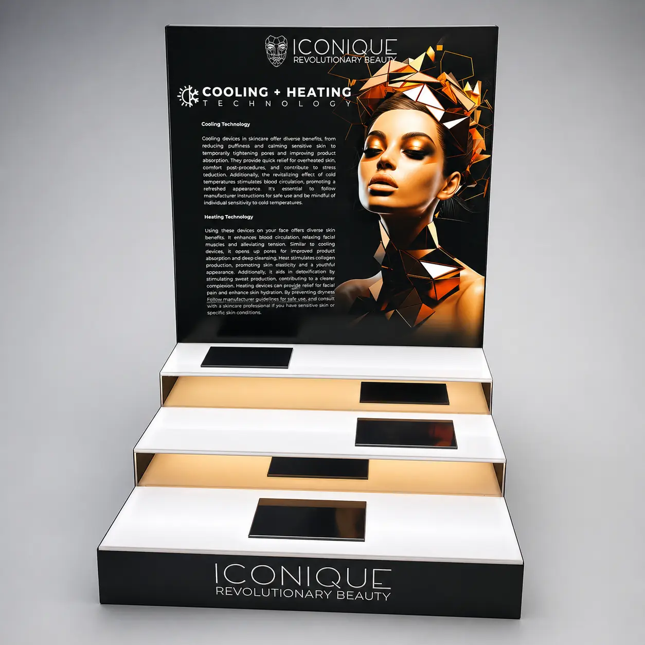 Iconique cosmetics counter display