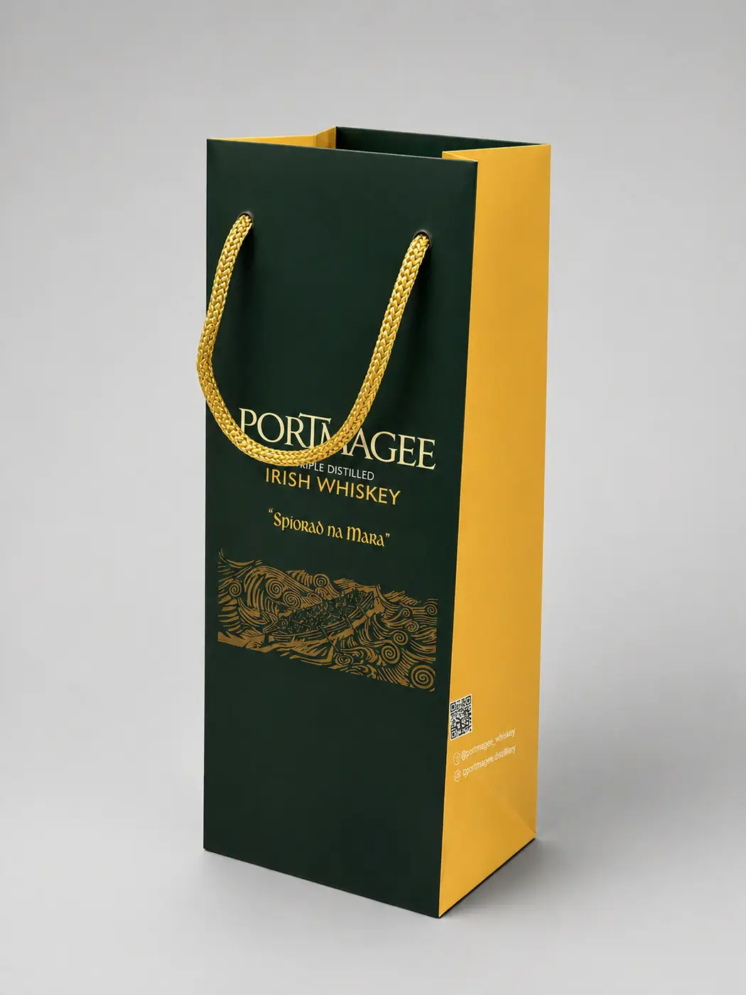 Portagee Irish Whiskey gift bag