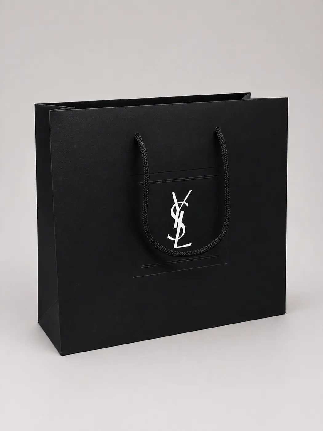 Yves Saint Laurent black premium shopping bag